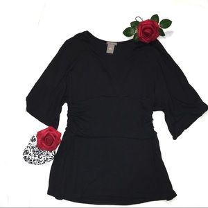 🌞 4/$10 Ann Taylor Wrap V Neck Blouse